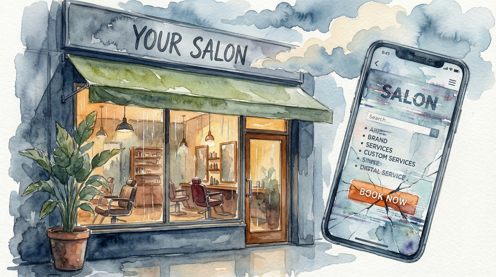 Why Your Salon Website Isn't Getting Bookings (And How to Fix It)